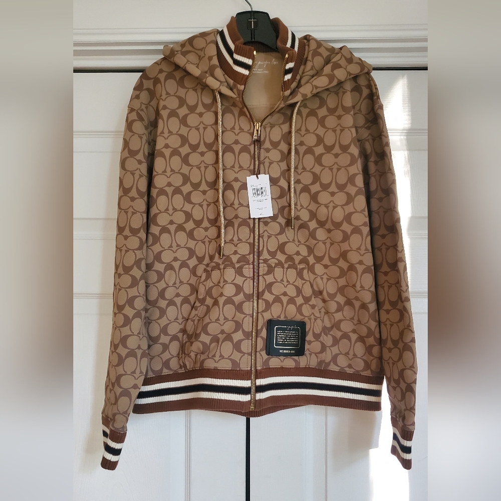 Coach x Jennifer Lopez Zip Hoodie. Size Medium.